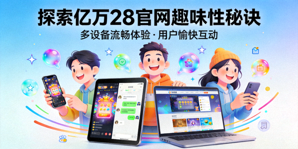 探索亿万28官网趣味性秘诀配图 - 用户在多种设备上愉快使用平台