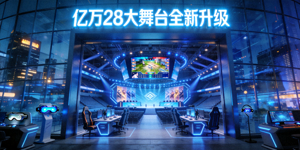 亿万28大舞台全新升级 - 现代化电竞场馆与高科技观赛设备